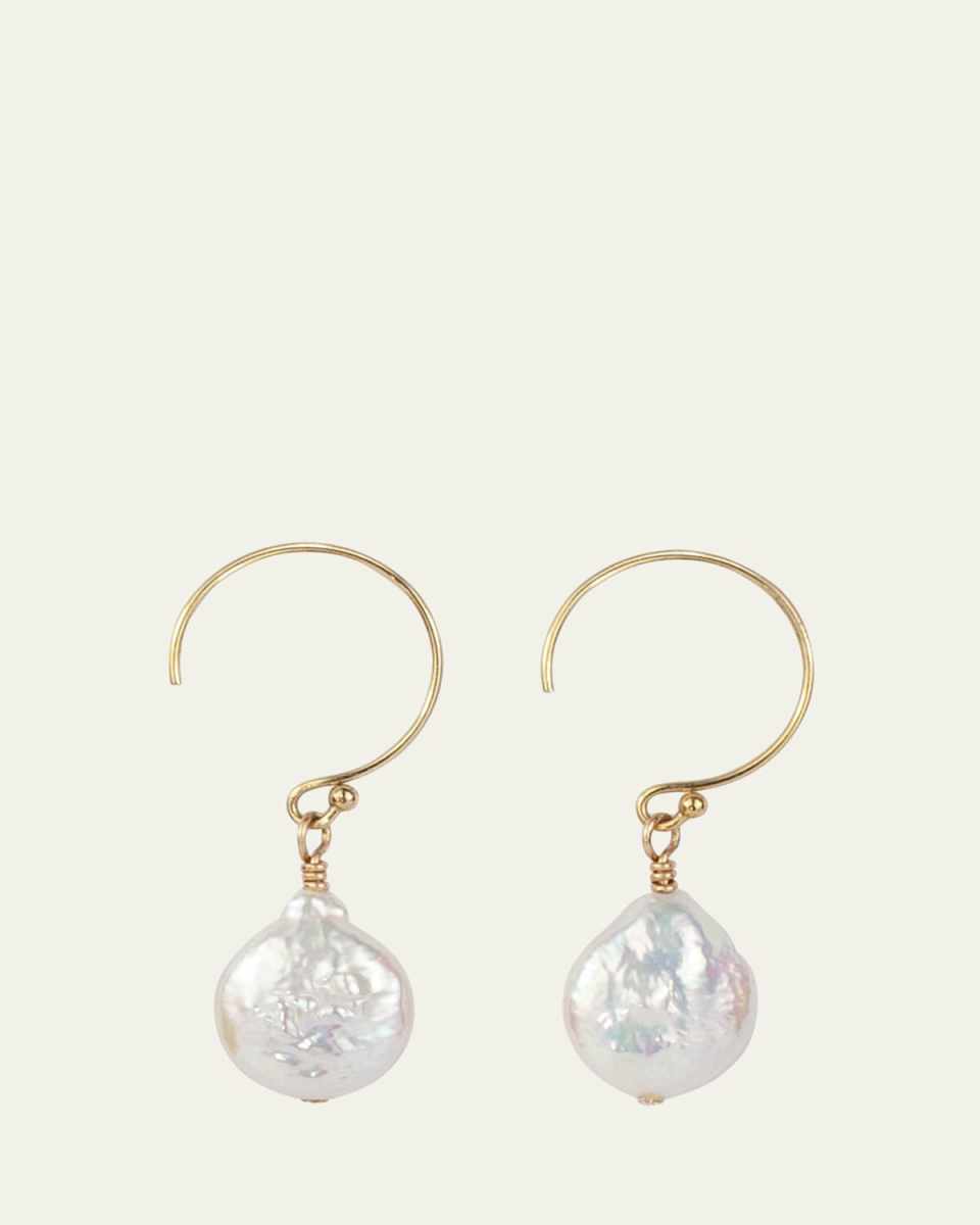 Petal Earrings with Pearls